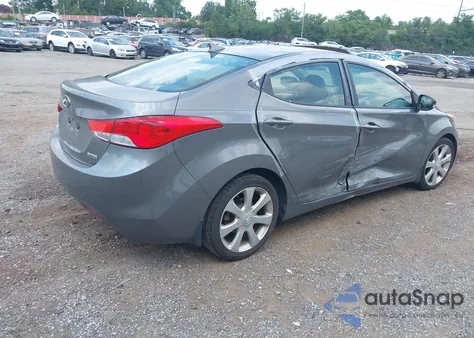 2013 Hyundai Elantra Limited z USA, uszkodzony, nr VIN 5NPDH4AE1DH184160